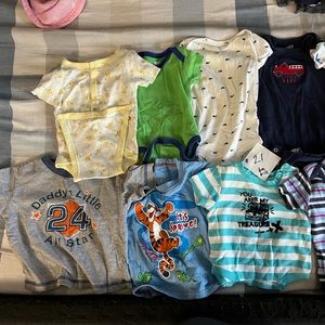 Boys 6-12 months shirts and onesies